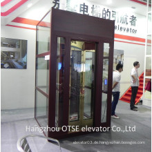 Automatische offene Glaswelle billige Wohn-Aufzug Aufzug